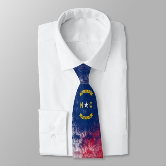North Carolina Flag Stropdas (Gebonden)