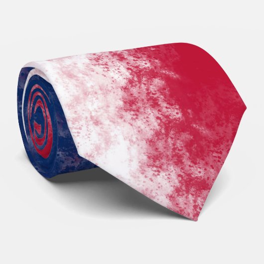 North Carolina Flag Stropdas (Opgerold)