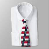 North Carolina Flag Stropdas (Gebonden)