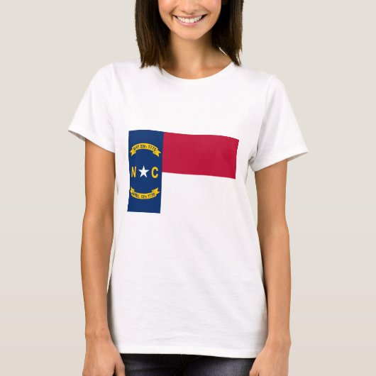 North Carolina Flag T-Shirt (Voorkant)