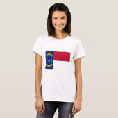 North Carolina Flag T-Shirt (Voorkant volledig)