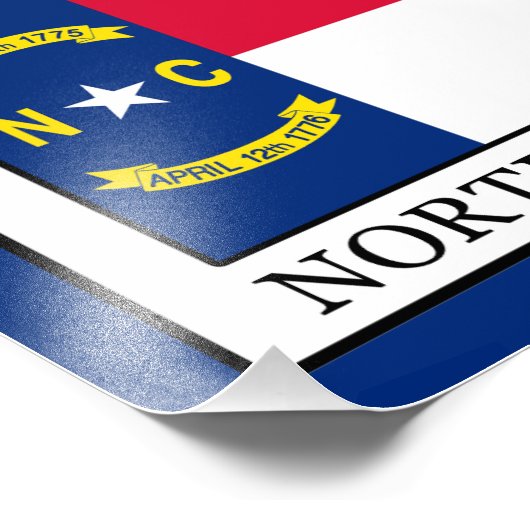 North Carolina Foto Afdruk (Hoek)