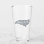 North Carolina, gesigneerd door God Glass Cup Glas (Voorkant)