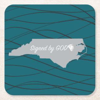 North Carolina ,Gesigneerd door God Kartonnen Onderzetters