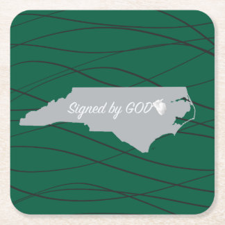 North Carolina ,Gesigneerd door God Kartonnen Onderzetters