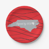 North Carolina ,Gesigneerd door God Papieren Bordje (Voorkant)