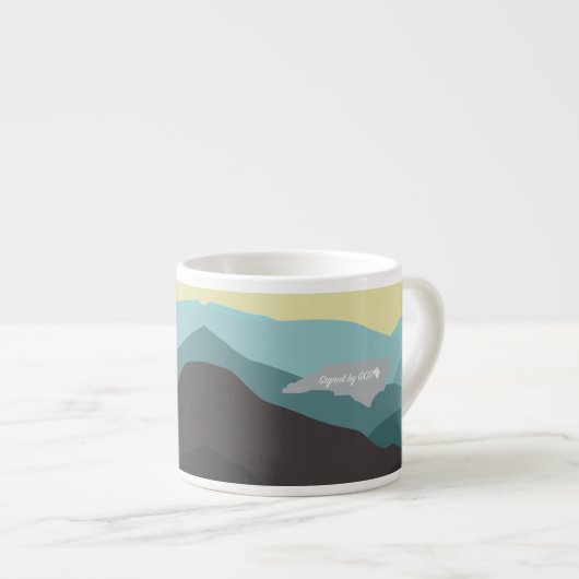 North Carolina, getekend door God Espresso Kop (Voorkant rechts)