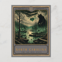 North Carolina | Gotische kunst Briefkaart