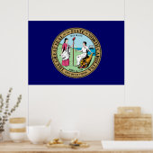North Carolina Great Seal Poster (Keuken)