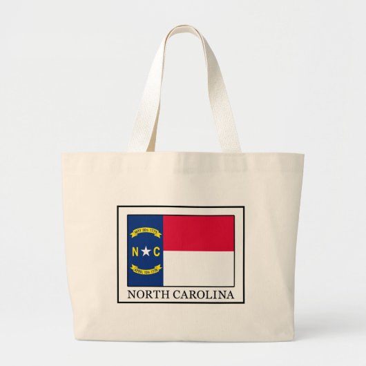 North Carolina Grote Tote Bag (Voorkant)
