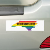 North Carolina HB2 Embarrassment bumper sticker (Op auto)