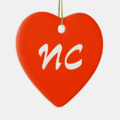North Carolina Heart Ornament (Rechts)