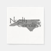 North Carolina heeft de Carolinian Paper Party gev Servet (Voorkant)