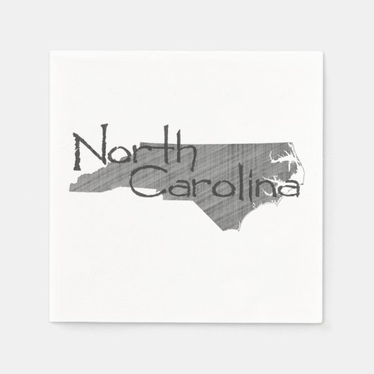 North Carolina heeft de Carolinian Paper Party gev Servet (Voorkant)