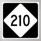 North Carolina Highway 210 Poster (Voorkant)