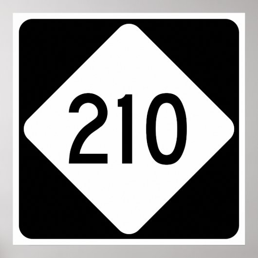 North Carolina Highway 210 Poster (Voorkant)