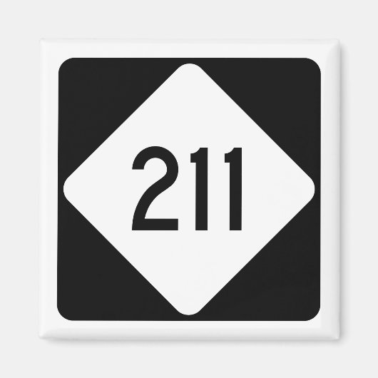 North Carolina Highway 211 Magneet (Voorkant)