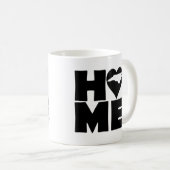 North Carolina Home Heart State Mok of Travel Mug (Voorkant rechts)