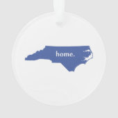 North Carolina Home Kerstversiering Ornament (achterkant)