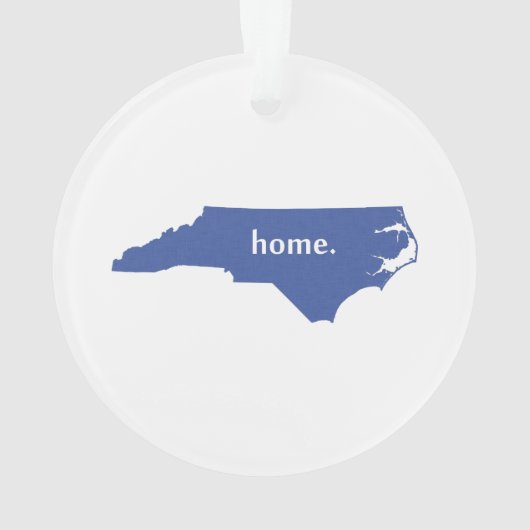 North Carolina Home Kerstversiering Ornament (achterkant)