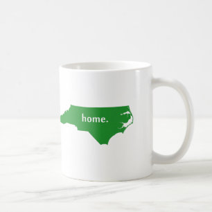 North Carolina home silhouette state map Koffiemok
