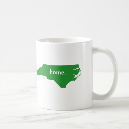 North Carolina home silhouette state map Koffiemok (Rechts)