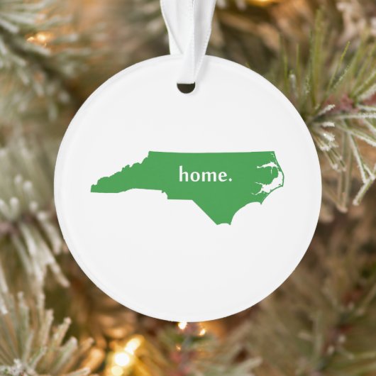 North Carolina home silhouette state map Ornament (Boom)