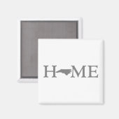 North Carolina Home State Word Art Magneet (Voorkant / Achterkant)