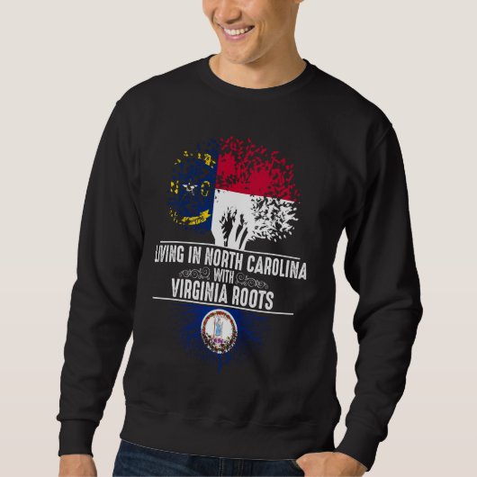 North Carolina Home Virginia Roots State Tree Trui (Voorkant)