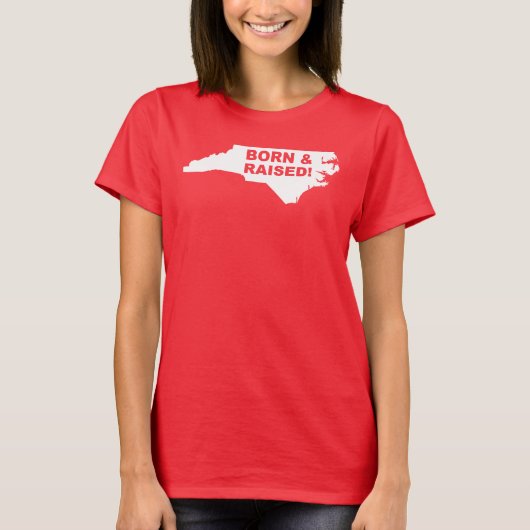 North Carolina Home weg van State T-Shirt T - shir (Voorkant)