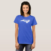 North Carolina Home weg van State T-Shirt T - shir (Voorkant volledig)