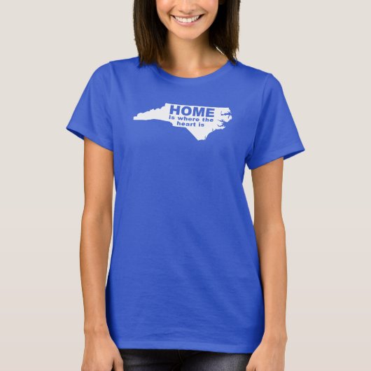 North Carolina Home weg van State T-Shirt T - shir (Voorkant)