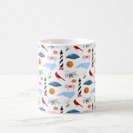 North Carolina Icons Coffee Mok (Center)