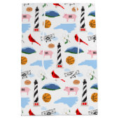 North Carolina Icons Gift Bag Medium Cadeauzakje (Achterkant)