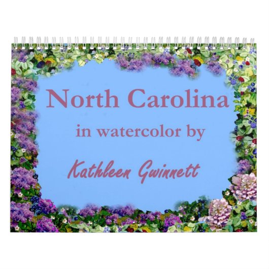 North Carolina in Waterverf Agenda Kalender (Hoes)