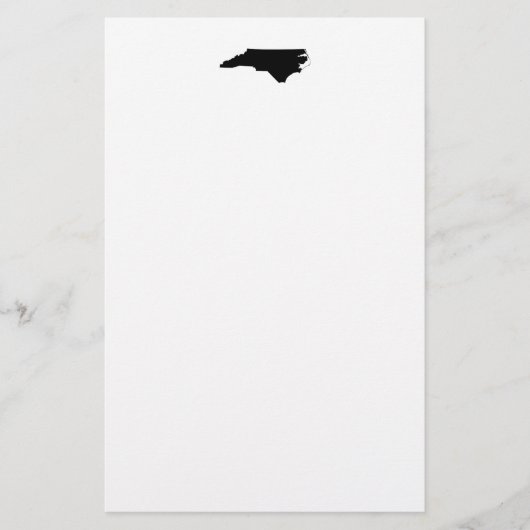 North Carolina in zwart en wit Briefpapier (Voorkant)