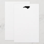 North Carolina in zwart en wit Briefpapier (Voorkant / Achterkant)