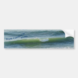 North Carolina is Home Ocean Wave Bumpersticker