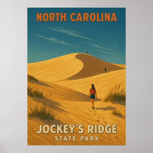 North Carolina Jockey's Ridge State Park V01 Poster (Voorkant)
