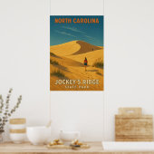 North Carolina Jockey's Ridge State Park V01 Poster (Keuken)