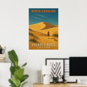 North Carolina Jockey's Ridge State Park V01 Poster (Thuiskantoor)