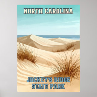 North Carolina Jockey's Ridge State Park V03 Poster
