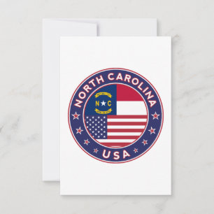 North Carolina Kaart