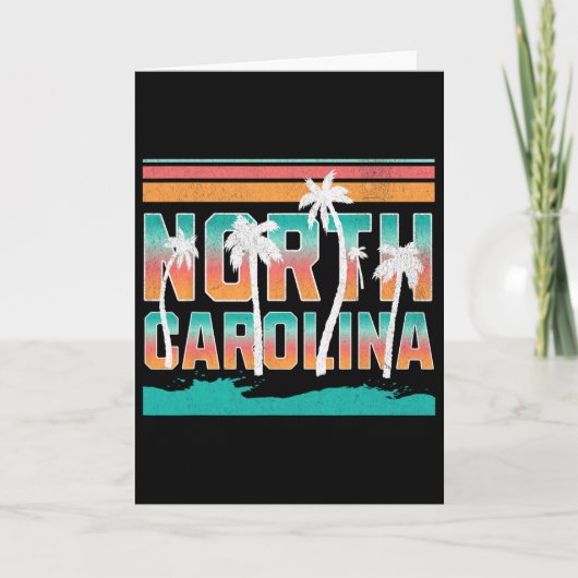North Carolina Kaart (Voorkant)