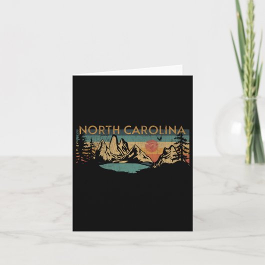 North Carolina Kaart (Voorkant)