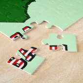 North Carolina kaart overzicht, foto en Amerikaans Legpuzzel (Zijkant)