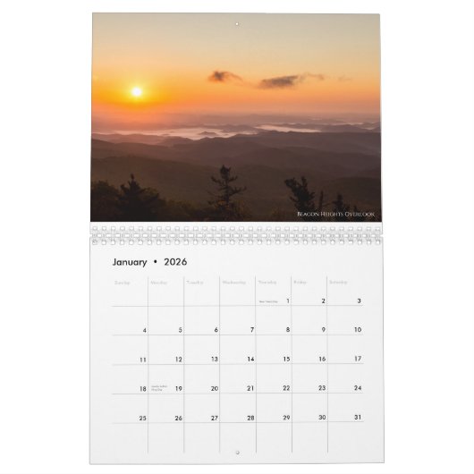 North Carolina Kalender (Jan 2026)