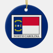 North Carolina Keramisch Ornament (Voorkant)