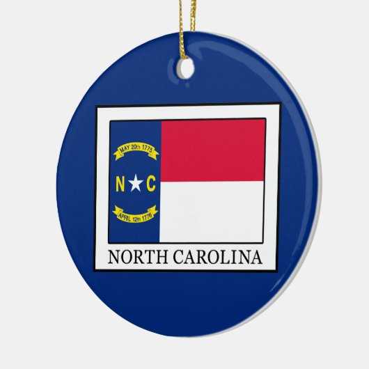North Carolina Keramisch Ornament (Links)