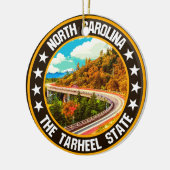North Carolina Keramisch Ornament (Links)